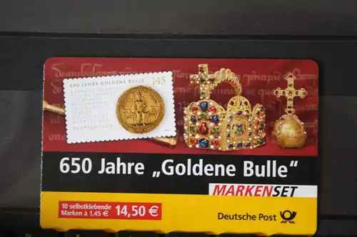 Markenset Markenheft MH 62 Goldene Bulle 2006