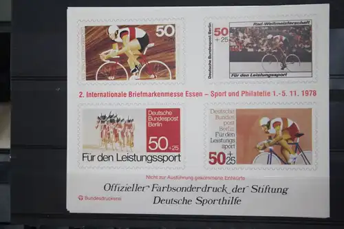 Für den Sport; Sporthilfe 1978, Offizieller Sonderdruck Nicht zur Ausführung gekommener Entwürfe