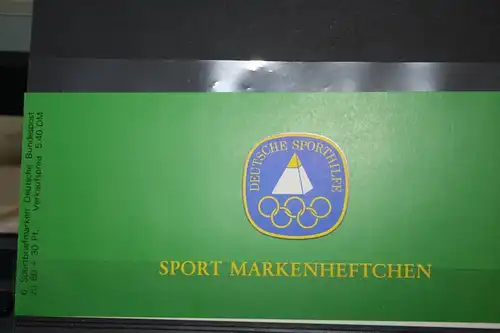 Sport Markenheftchen, 
Markenheft Deutsche Sporthilfe 1980