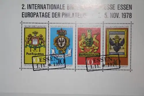 2. Messe Essen 1978, Vignette Tag der Briefmarke