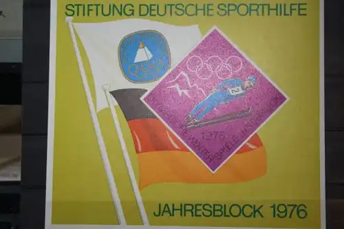 Deutsche Sporthilfe, Jahresblock 1976, Vignette