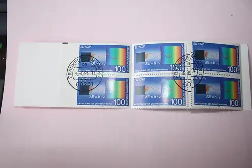 Markenheft MH 30 b oZ, EUROPA-Marken, Ersttagsstempel