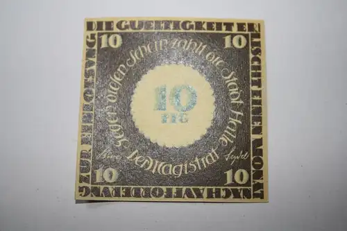 Notgeld Halle, 10 Pf.