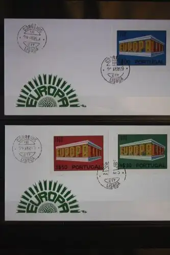 Portugal CEPT 1969; ungezähnt aus Ministerblatt auf FDC