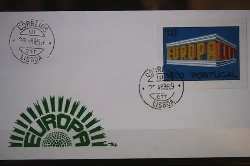 Portugal CEPT 1969; ungezähnt aus Ministerblatt auf FDC