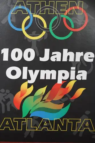 Erinnerungsblatt der Deutsche Post ; 100 Jahre Olympia