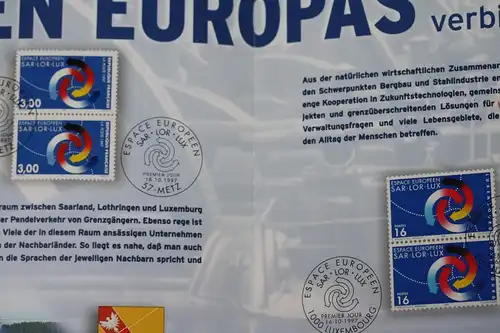 Erinnerungsblatt der Deutsche Post ; Europäische Region