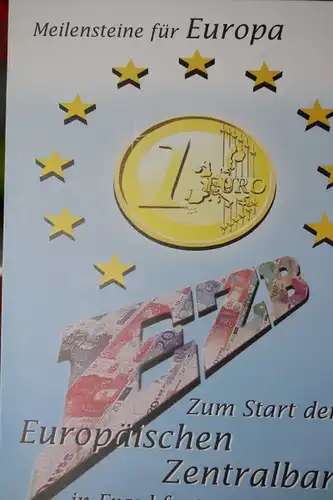 Erinnerungsblatt der Deutsche Post ; EZB