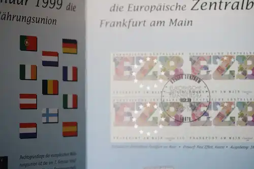 Erinnerungsblatt der Deutsche Post ; EZB