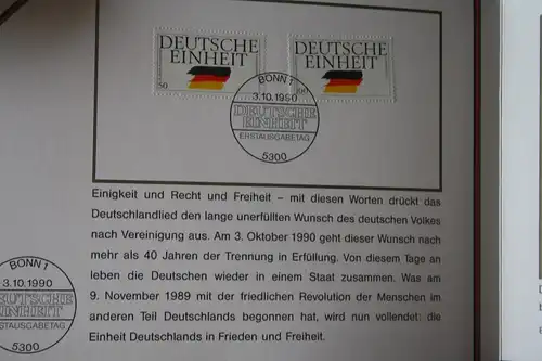 Erinnerungsblatt der Deutsche Post ; Öffnung der Grenzen
