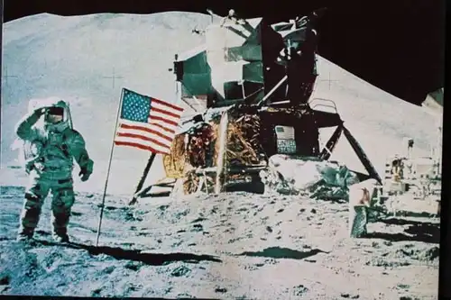 Mondlandung; Apollo 15; Werbekarte