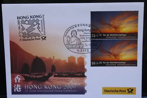 Ausstellungsbrief Deutsche Post: HONG KONG  2009