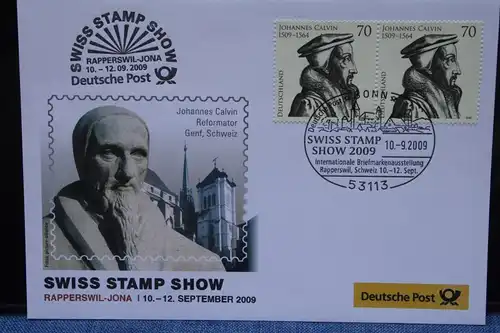 Ausstellungsbrief Deutsche Post: SWISS STAMP SHOW 2009