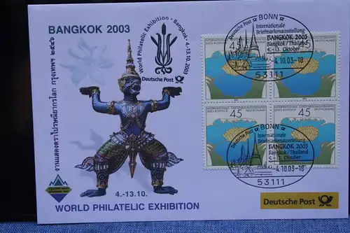 Ausstellungsbrief Deutsche Post: BANKOK 2003