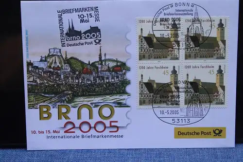 Ausstellungsbrief Deutsche Post: BRNO 2005