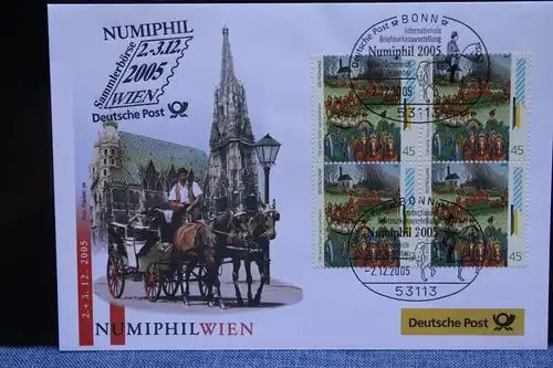 Ausstellungsbrief Deutsche Post: NUMIPHIL WIEN 2005
