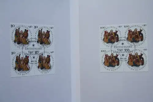 Gedenkblatt, Erinnerungsblatt, vormals Ministerkarte: Weihnachtsmarken 1993