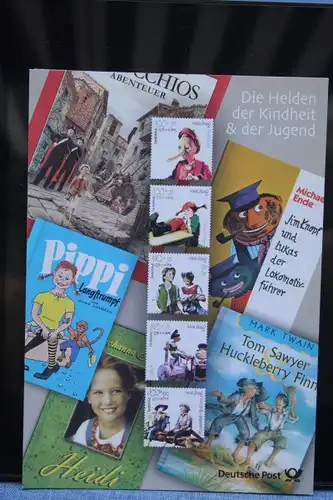 Erinnerungsblatt EB 3/2001; Gedenkblatt; Jugendmarken; Figuren aus Kinderbüchern