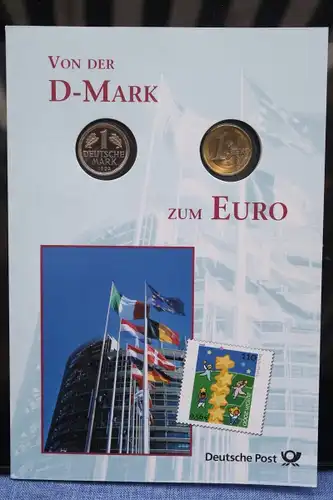 Erinnerungsblatt ; Gedenkblatt; Von der D-Mark zum Euro 2002