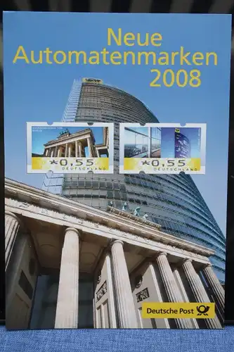 Erinnerungsblatt EB 5/2008; Gedenkblatt; Automatenmarken