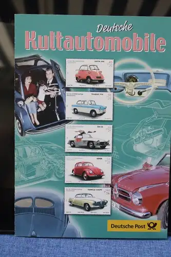 Erinnerungsblatt EB 6/2002; Gedenkblatt; Oldtimer-Automobile