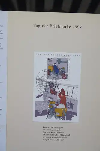 Erinnerungsblatt EB ; Gedenkblatt; Jahresgabe 1997