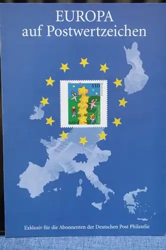 Erinnerungsblatt EB ; Gedenkblatt; Jahresgabe; EUROPA auf Postwertzeichen