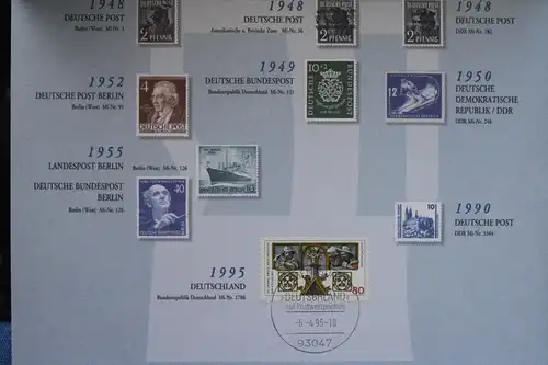 Erinnerungsblatt EB ; Gedenkblatt; Jahresgabe 1995