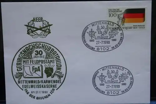 Bundeswehr; Deutschland; Feldpost 1990