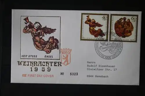 Weihnachten 1989, FDC