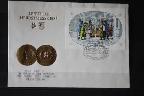 Leipziger Messe, Herbstmesse 1987, FDC