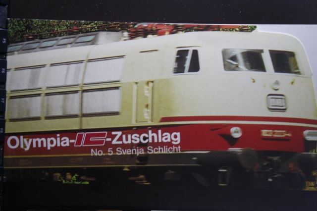 Olympia Ic Zuschlag Svenja Schlicht Nr Oid 21 Oldthing Motive Sport Spiel