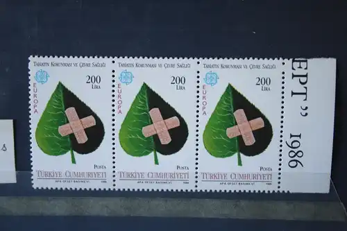 CEPT EUROPA-UNION Türkei 1986, GS, Abart