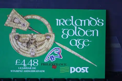 Irland; Prestige-Markenheft, Gemeinschaftsausgabe mit Deutschland: St. Kilian 1989;
MH zur Philexfrance 89