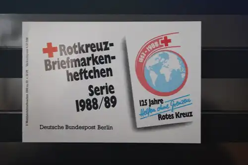 Markenheft des Deutschen Roten Kreuzes Serie 1988/89; Ausgabe Berlin