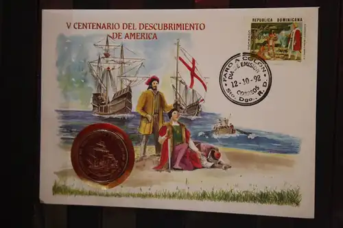 Numisbrief Münzbrief Münzenbrief: Republica Dominica