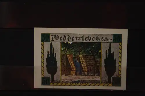 Notgeld Weddersleben, 50 Pf.