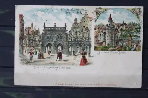 Berlin, Altberliner Gewerbe-Ausstellung 1896; Spandau; Berlin-Spandau