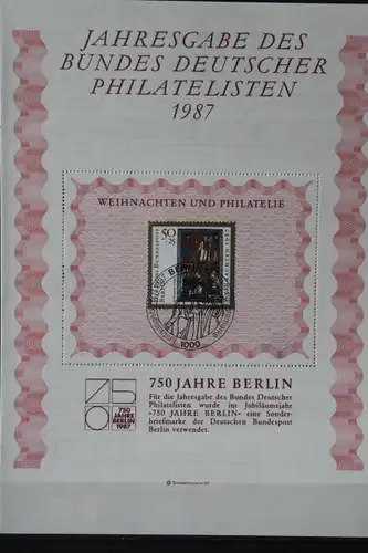 Jahresgabe des BDPh 1987