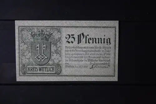 Notgeld, Gutschein,  Kreis Wittlich , 25 Pf.