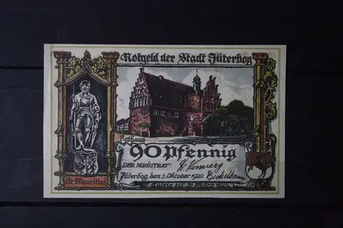 Notgeld Jüterbog, 90 Pf.