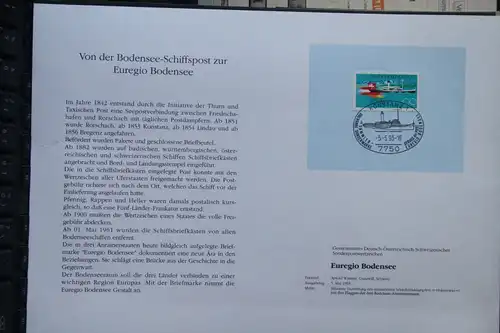 Karte der EUREGIO Bodensee