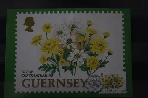 Blumen, Guernsey 1993; Satz von 8 MK