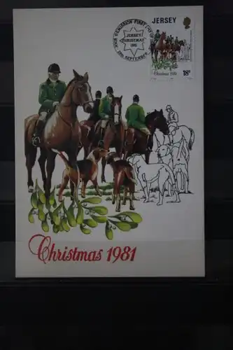 Jersey Weihnachten 1981, Maximumkarten
