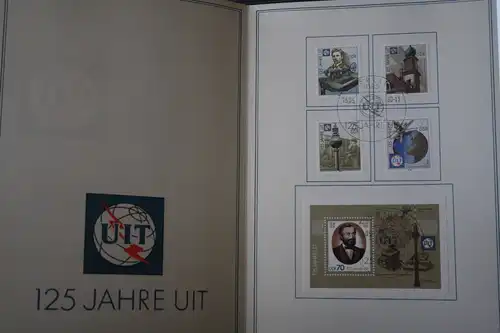 Amtl. Ersttagsblatt DDR ETB 3/1990, Intern. Fernmeldeunion