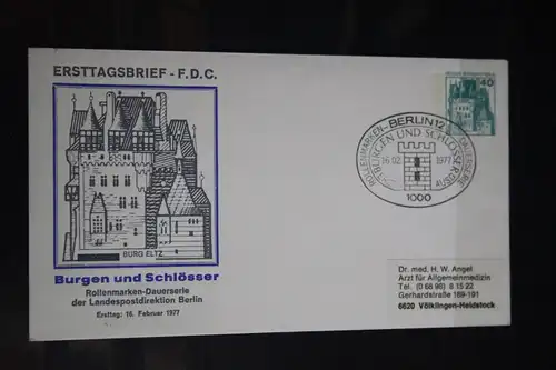 Ganzsache; Postkarte, Burgen und Schlösser; FDC