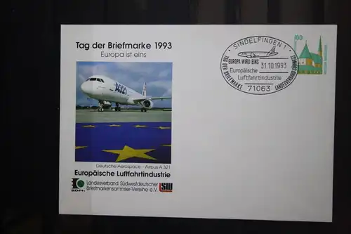 Tag der Briefmarke 1993; Ganzsache EUROPA