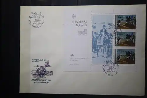 CEPT EUROPA-UNION, Azoren, Portugal-Azoren 1982, Block auf FDC