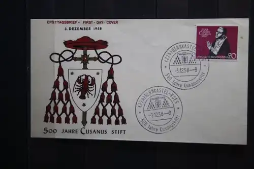 Cusanus Stift, FDC, 1958