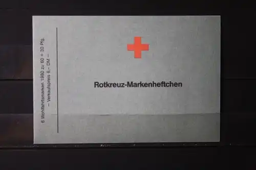 Rotkreuz-Markenheftchen 1980, Ausgabe Bundesrepublik